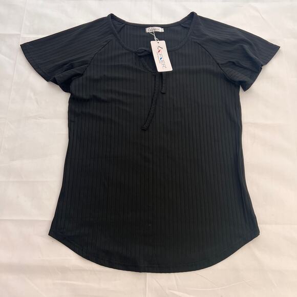 Lofoer Women's Short Sleeve V-neck T-shirt Size M - Picture 3 of 8